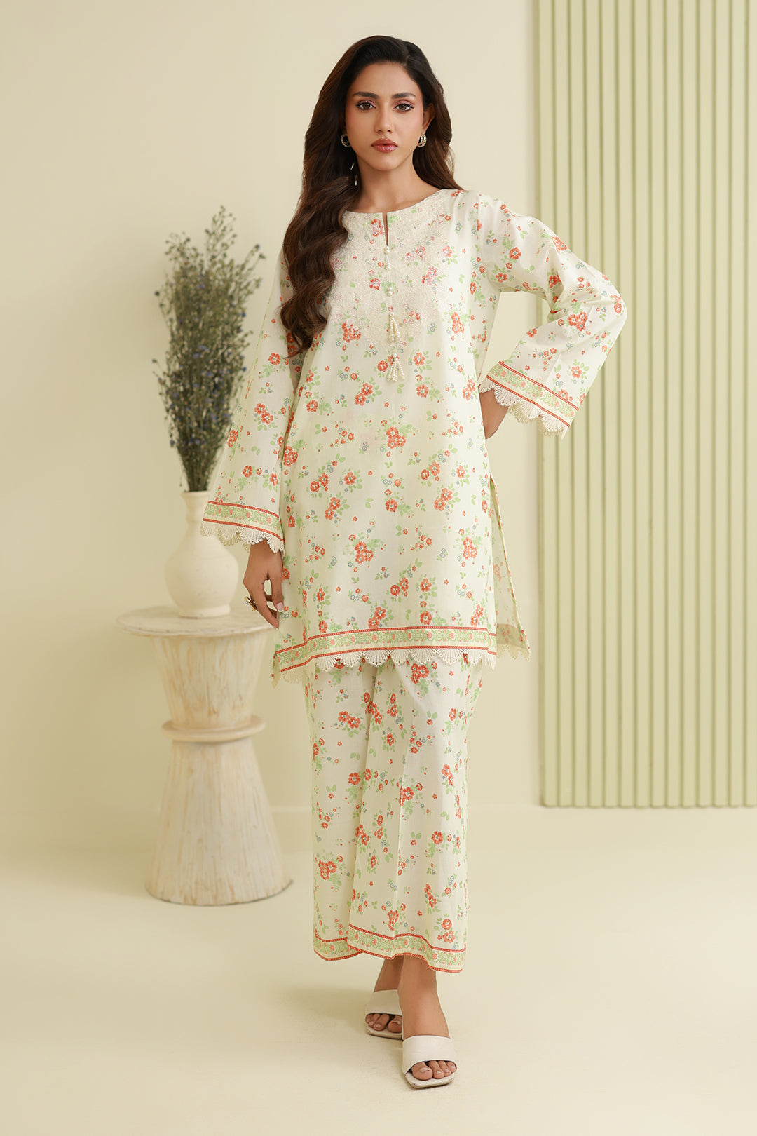 Embroidered Shirt Shalwar - 0470