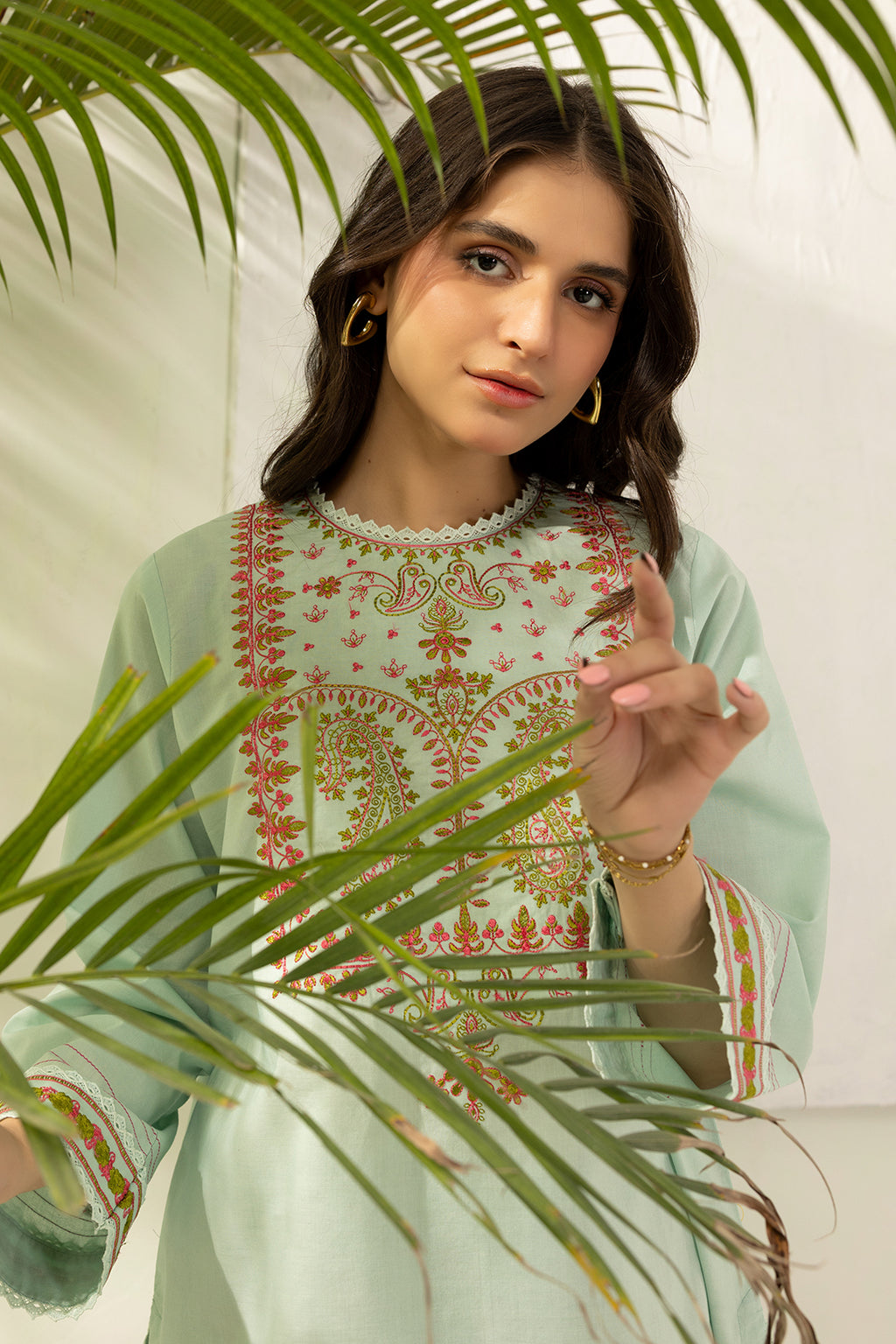 Embroidered Shirt Shalwar - 0471