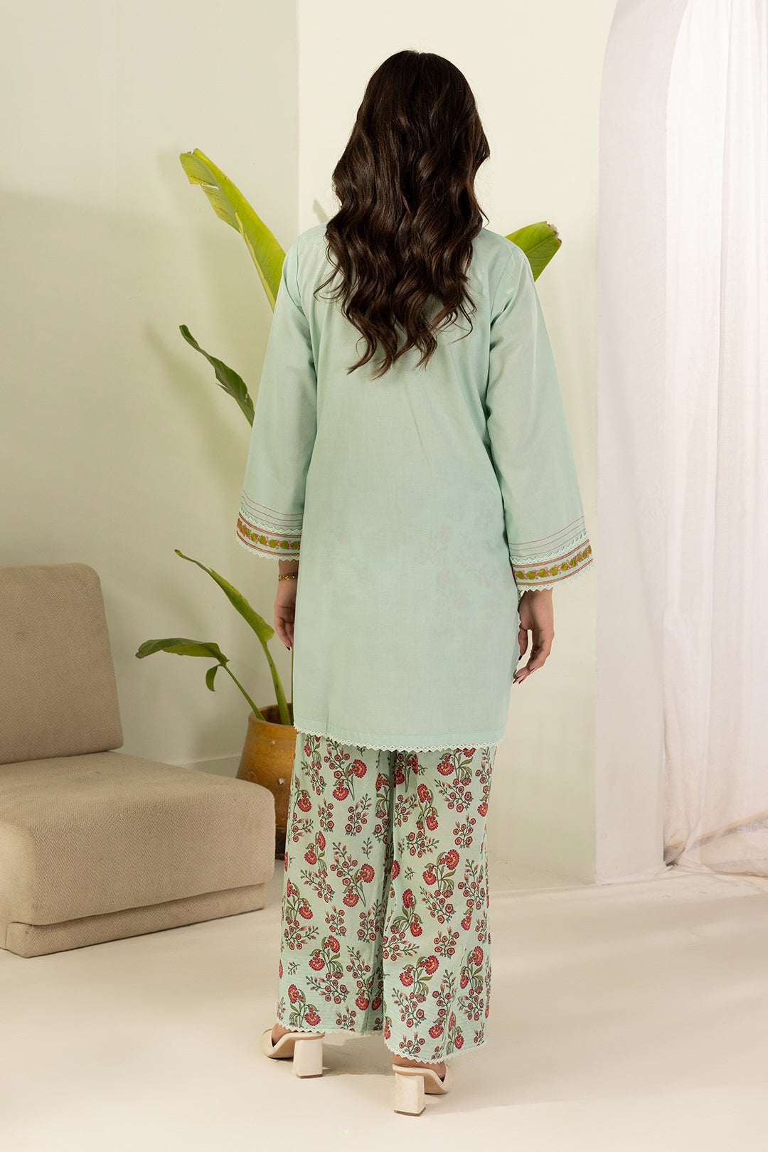 Embroidered Shirt Shalwar - 0471