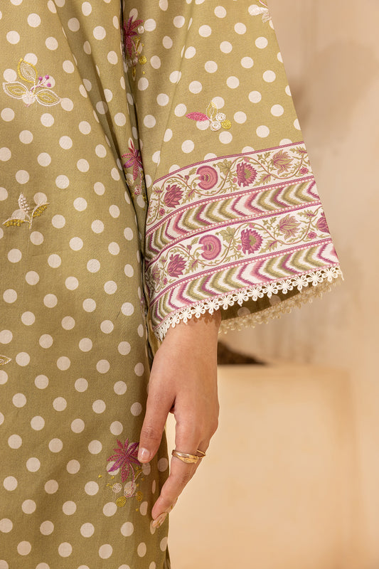 Embroidered Shirt Shalwar - 0472