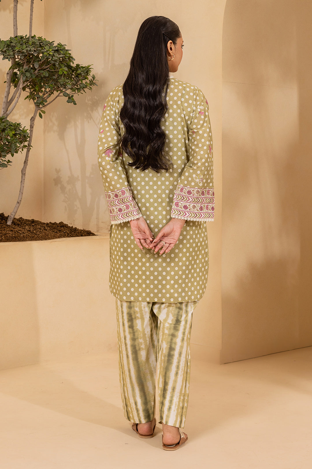 Embroidered Shirt Shalwar - 0472
