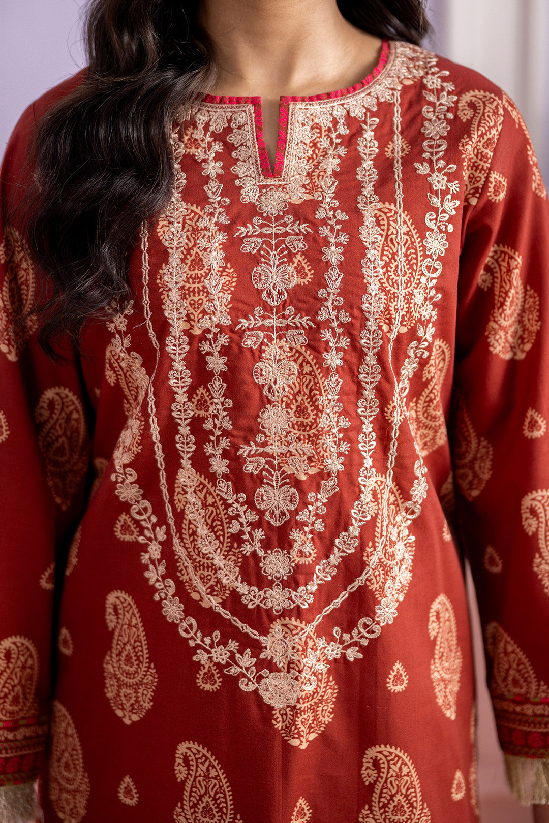 Embroidered Shirt Shalwar - 0529