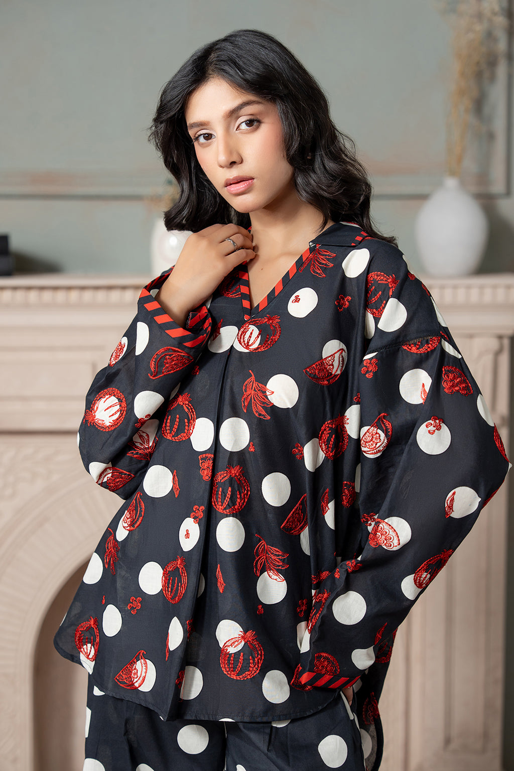 Embroidered Shirt Shalwar - 0531