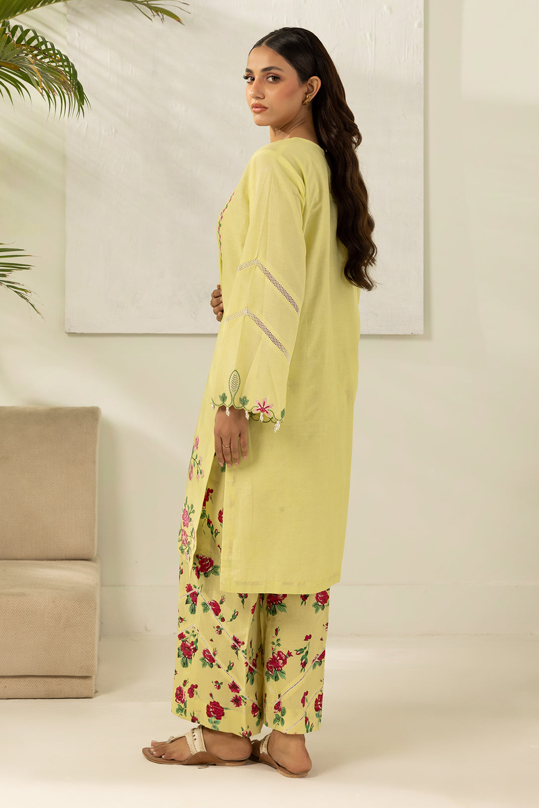 Embroidered Shirt Shalwar - 0532