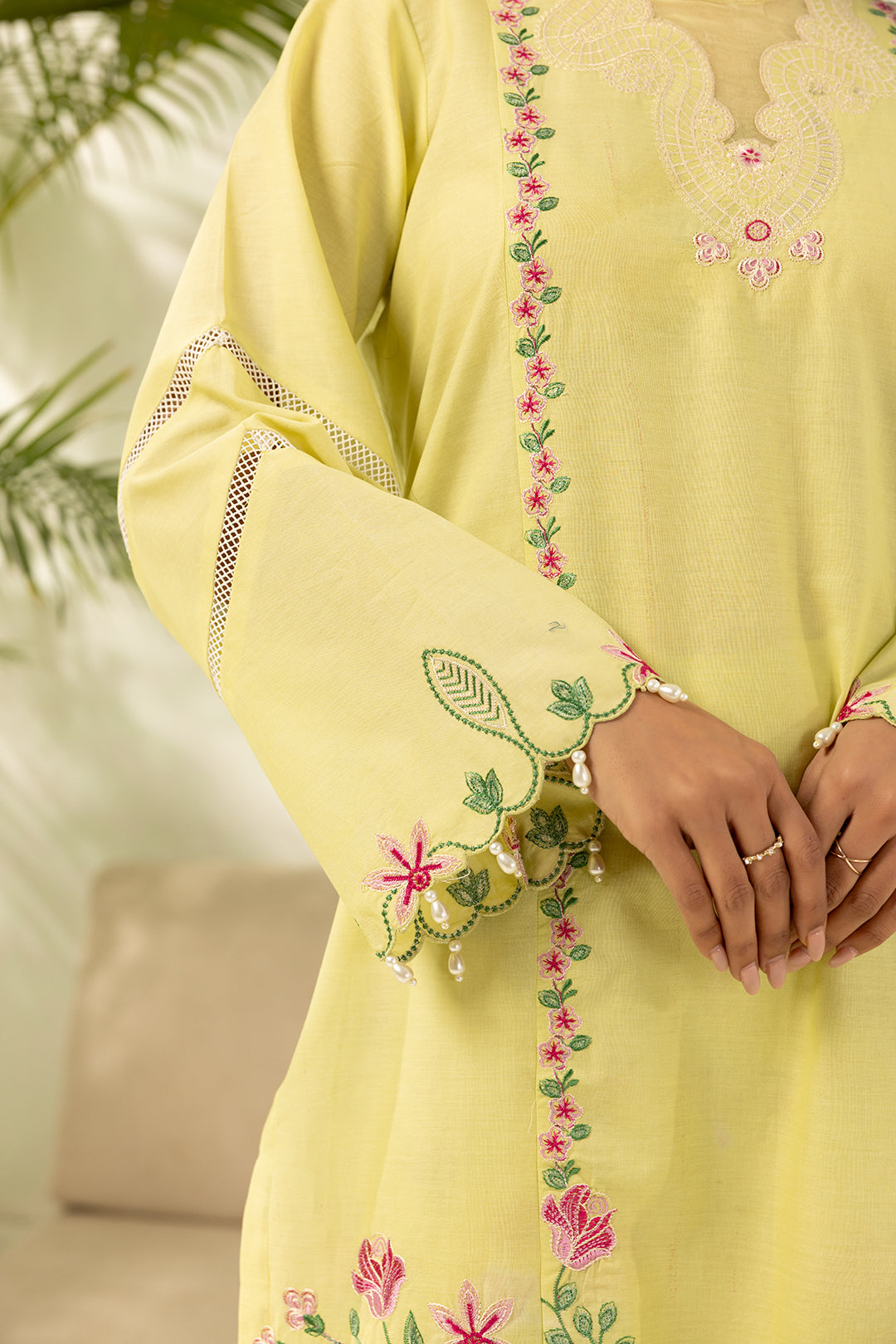 Embroidered Shirt Shalwar - 0532