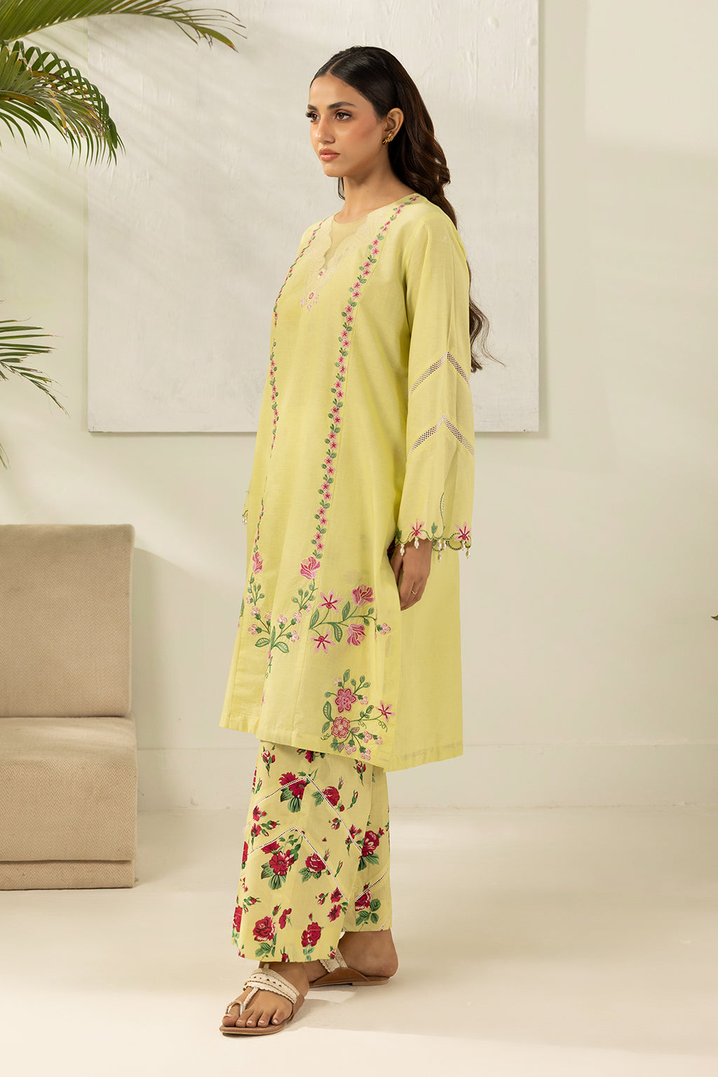 Embroidered Shirt Shalwar - 0532