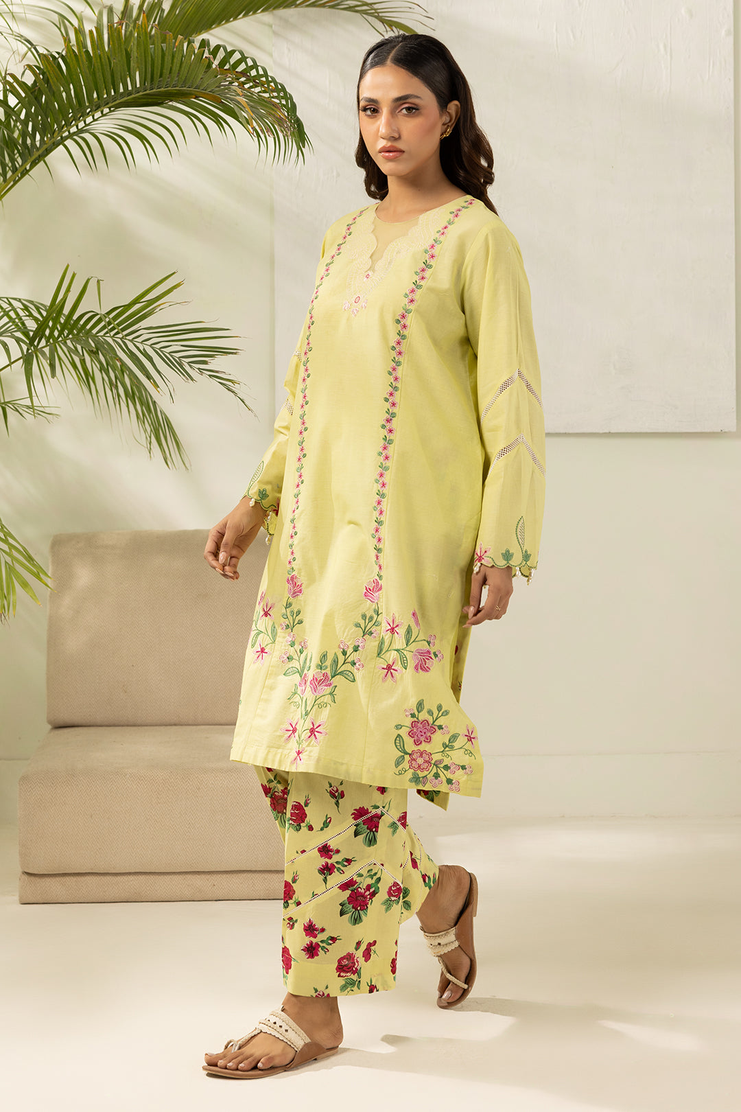 Embroidered Shirt Shalwar - 0532