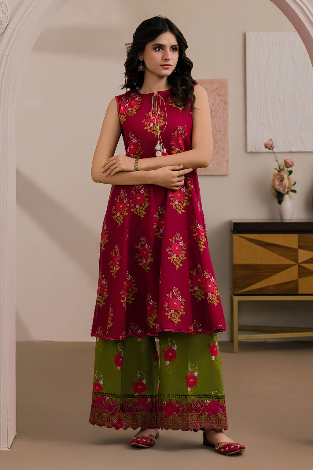 Embroidered Shirt Shalwar - 0533