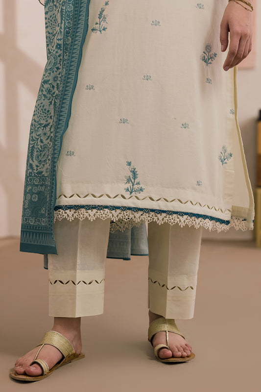 Embroidered Shirt Dupatta - 0534