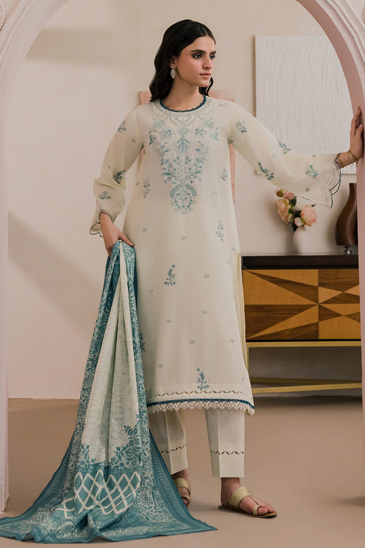 Embroidered Shirt Dupatta - 0534