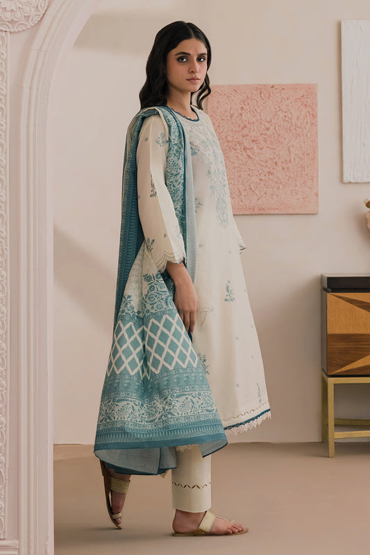 Embroidered Shirt Dupatta - 0534
