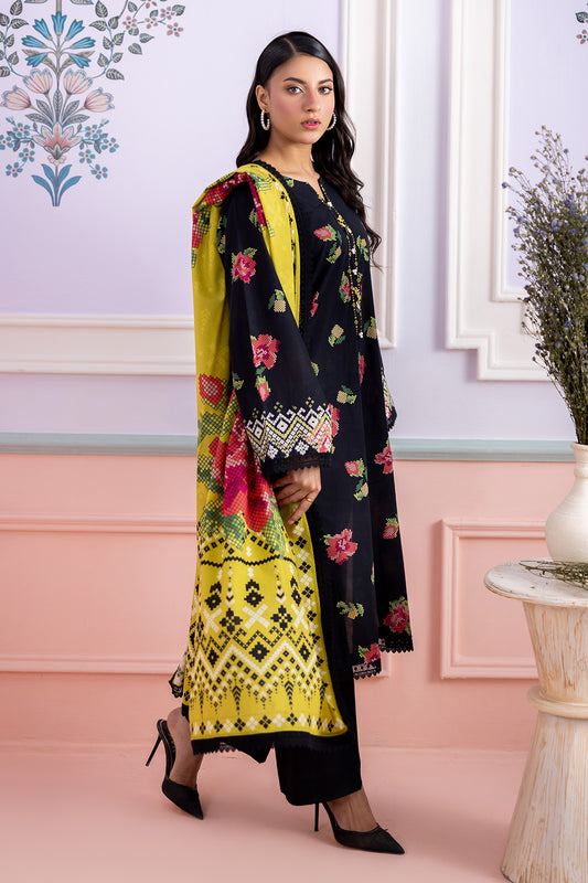 Embroidered Shirt Dupatta - 0599