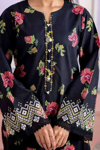 Embroidered Shirt Dupatta - 0599