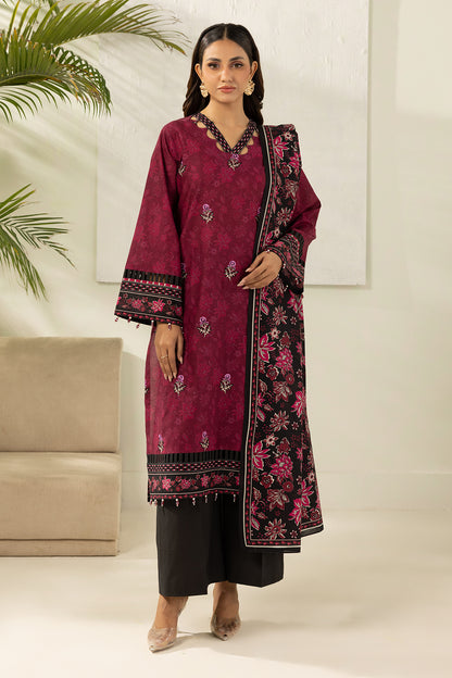 Embroidered Shirt Dupatta - 0600
