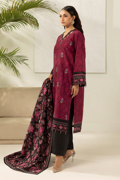 Embroidered Shirt Dupatta - 0600