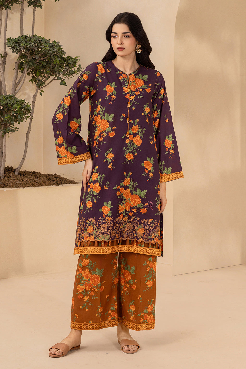 Embroidered Shirt Shalwar - 0601