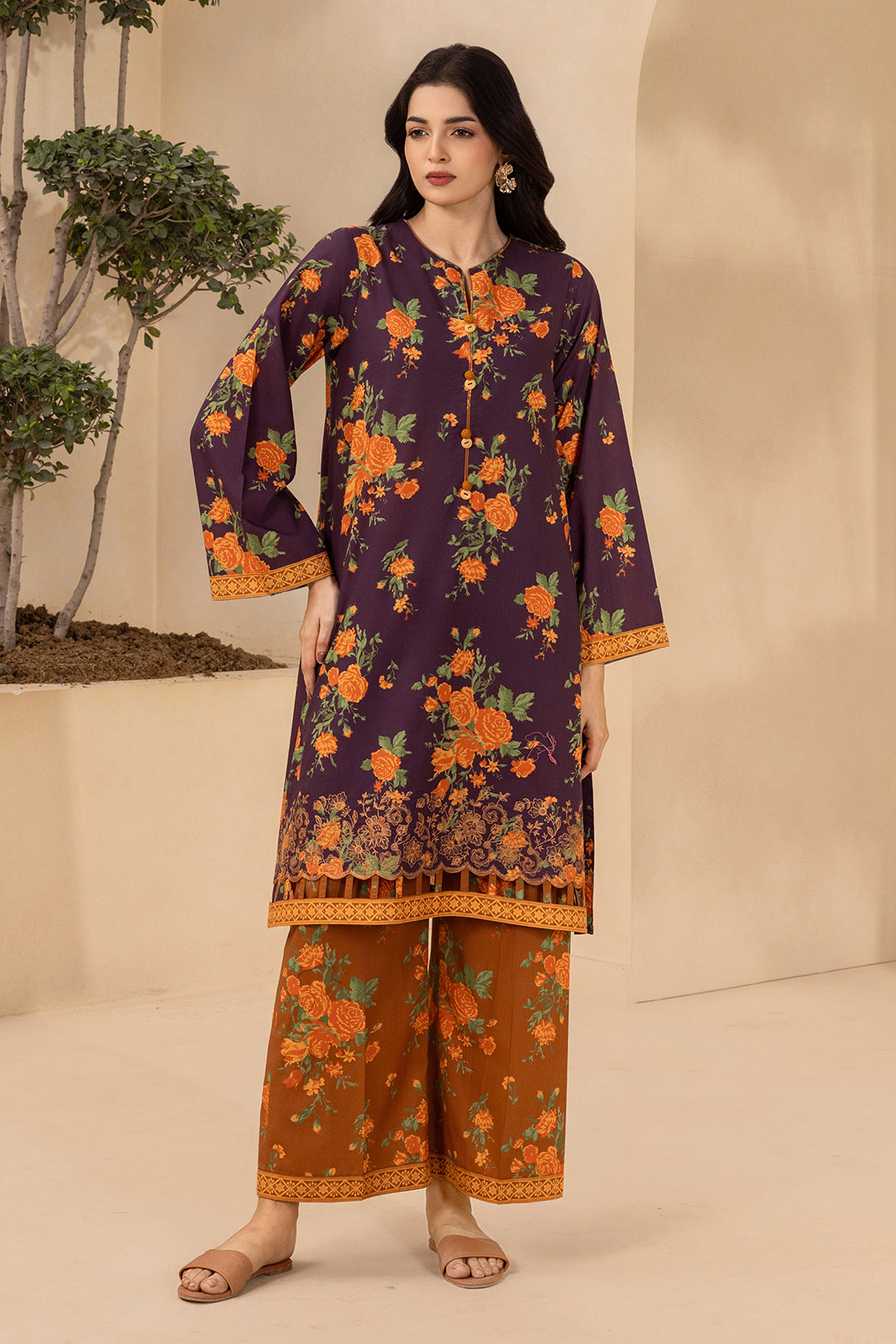 Embroidered Shirt Shalwar - 0601