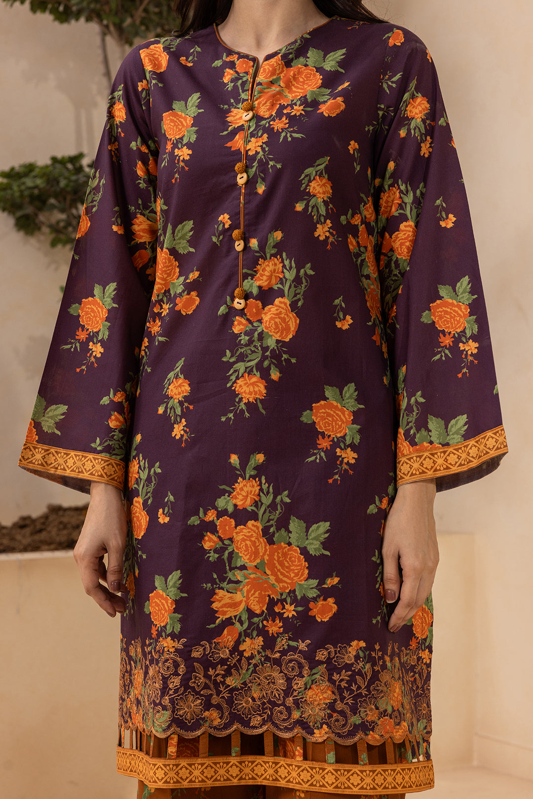 Embroidered Shirt Shalwar - 0601
