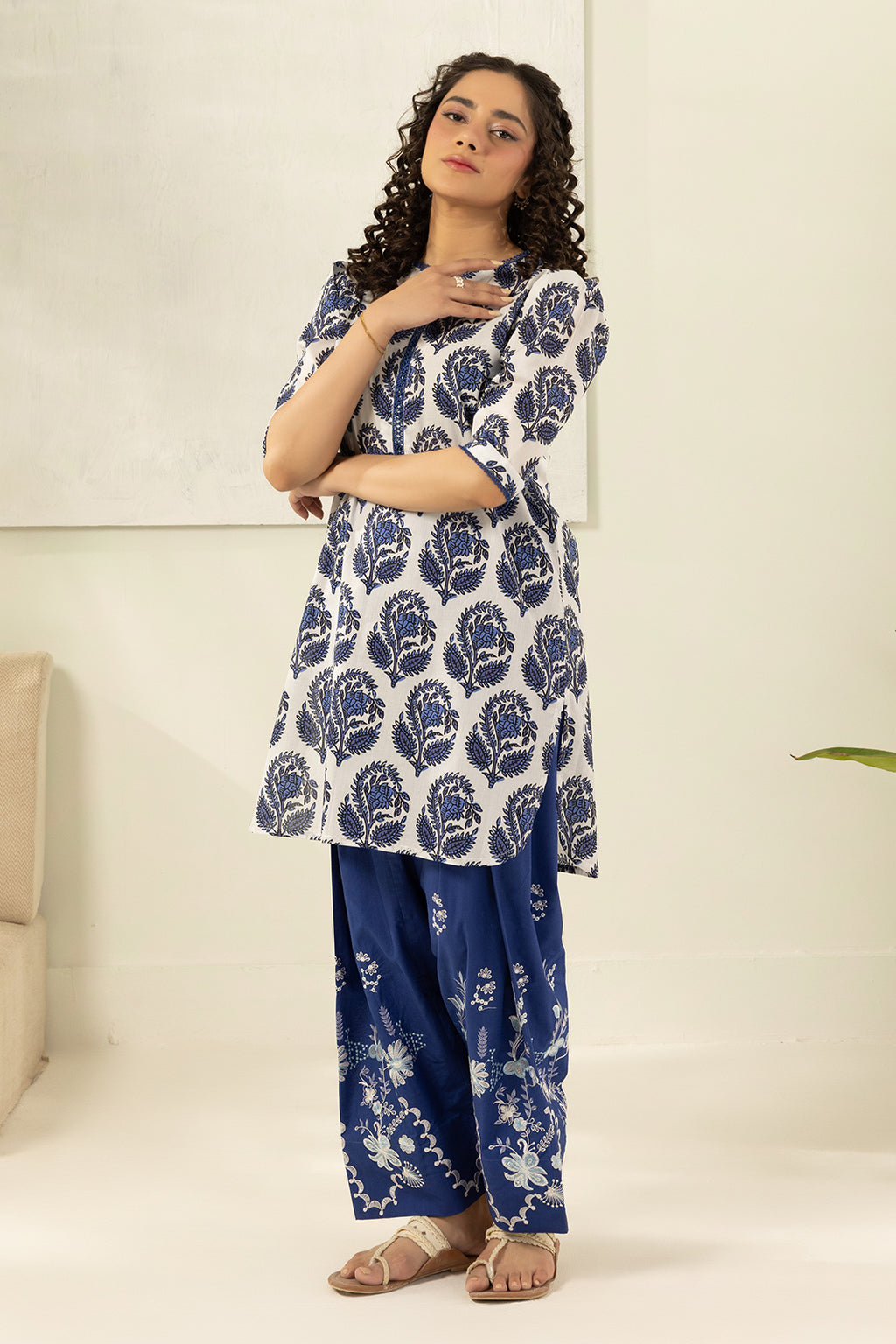 Embroidered Shirt Shalwar - 0602