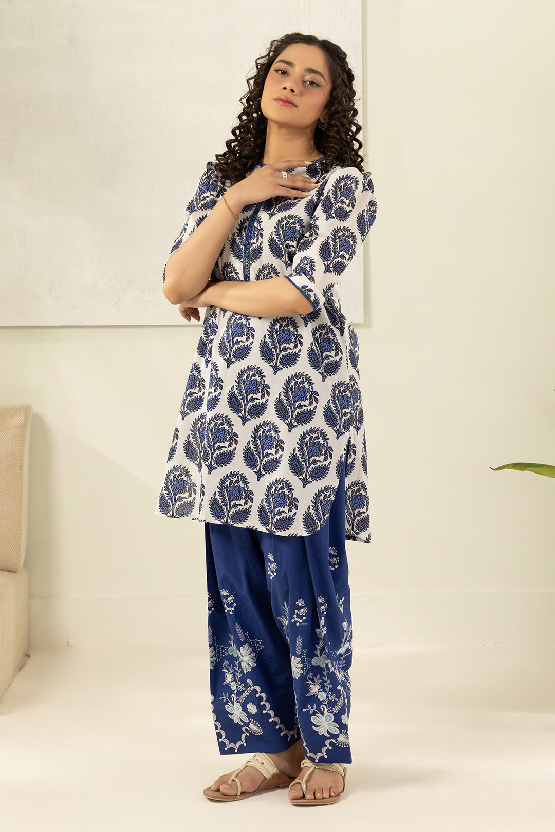 Embroidered Shirt Shalwar - 0602