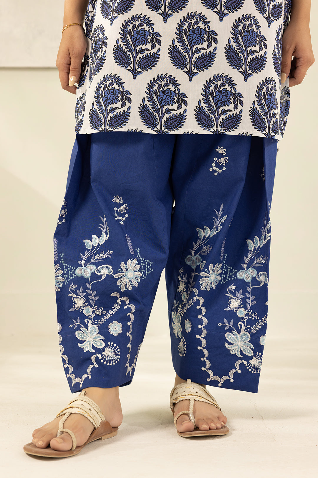 Embroidered Shirt Shalwar - 0602