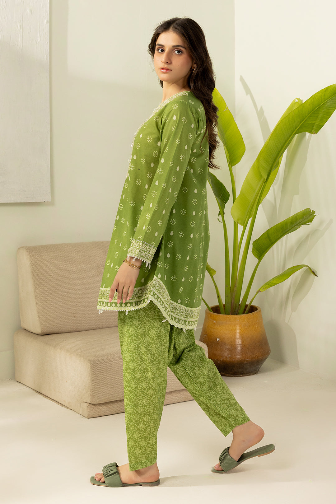 Embroidered Shirt Shalwar - 0603