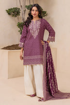 Embroidered Shirt Dupatta - 0670