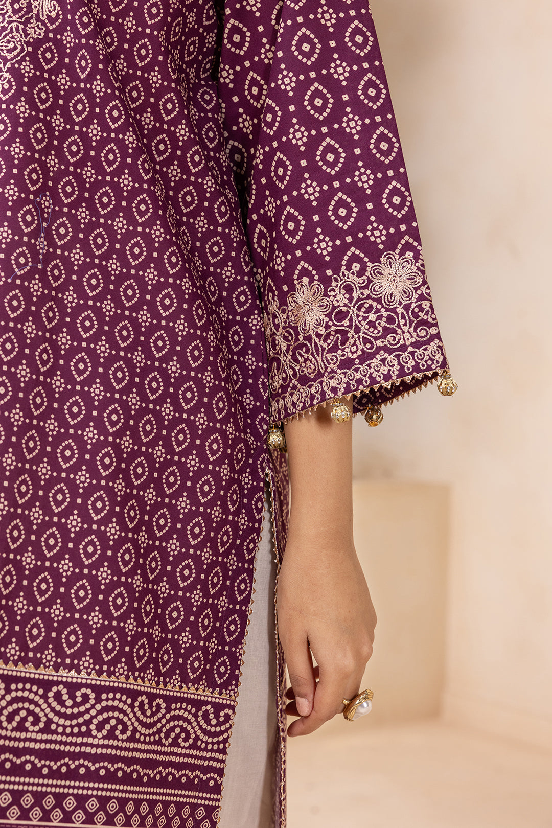Embroidered Shirt Dupatta - 0670