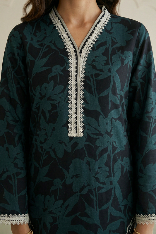 Embroidered Shirt Shalwar - 0671