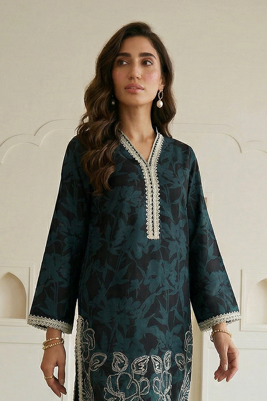 Embroidered Shirt Shalwar - 0671