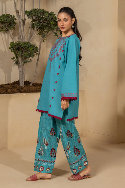 Embroidered Shirt Shalwar - 0672