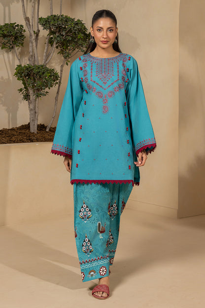 Embroidered Shirt Shalwar - 0672