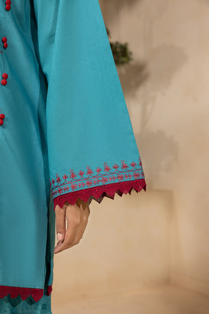 Embroidered Shirt Shalwar - 0672