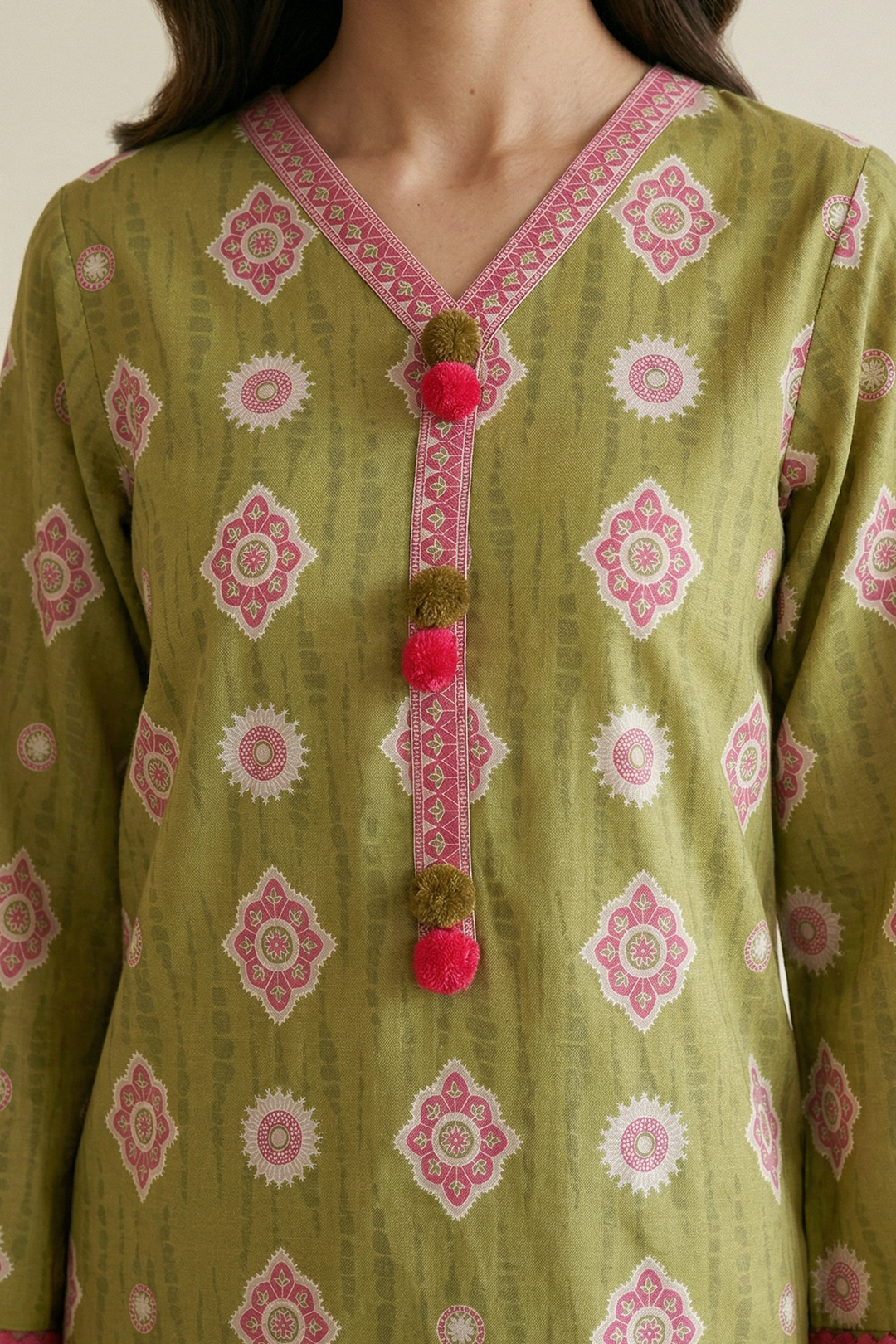Embroidered Shirt Shalwar - 0673