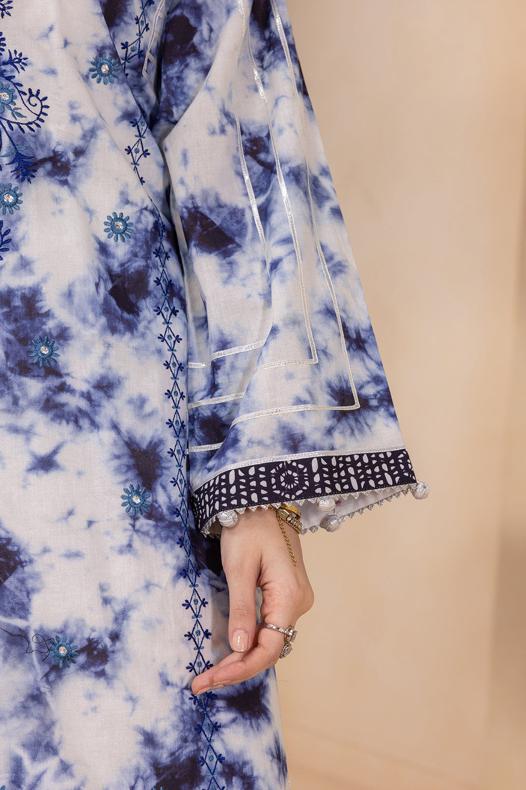Embroidered Shirt Dupatta - 0740