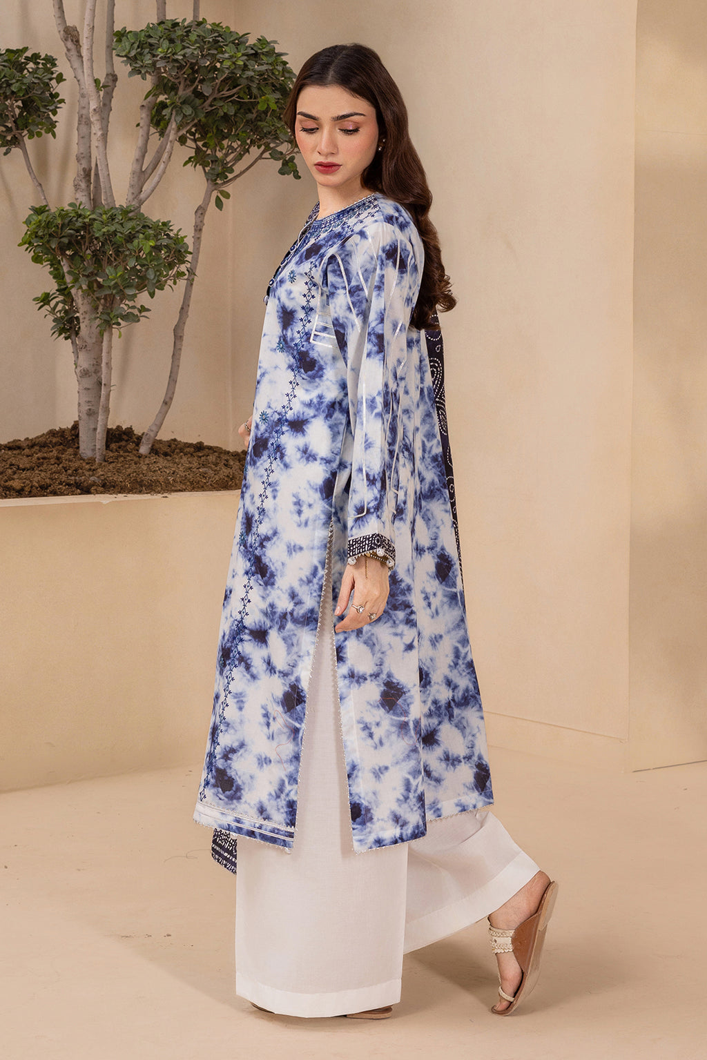 Embroidered Shirt Dupatta - 0740