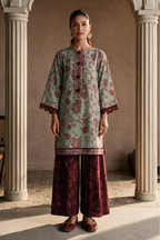 Embroidered Shirt Shalwar - 0741