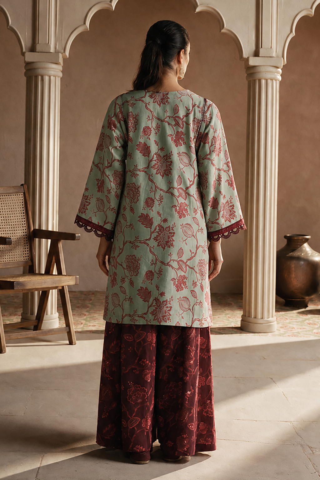 Embroidered Shirt Shalwar - 0741
