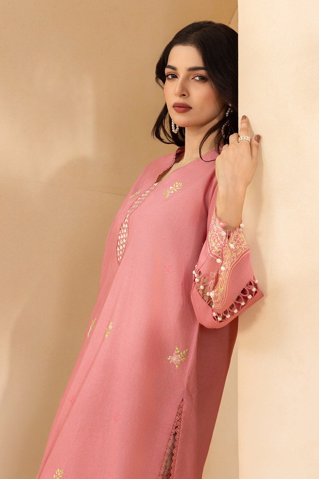 Embroidered Shirt Shalwar - 0742