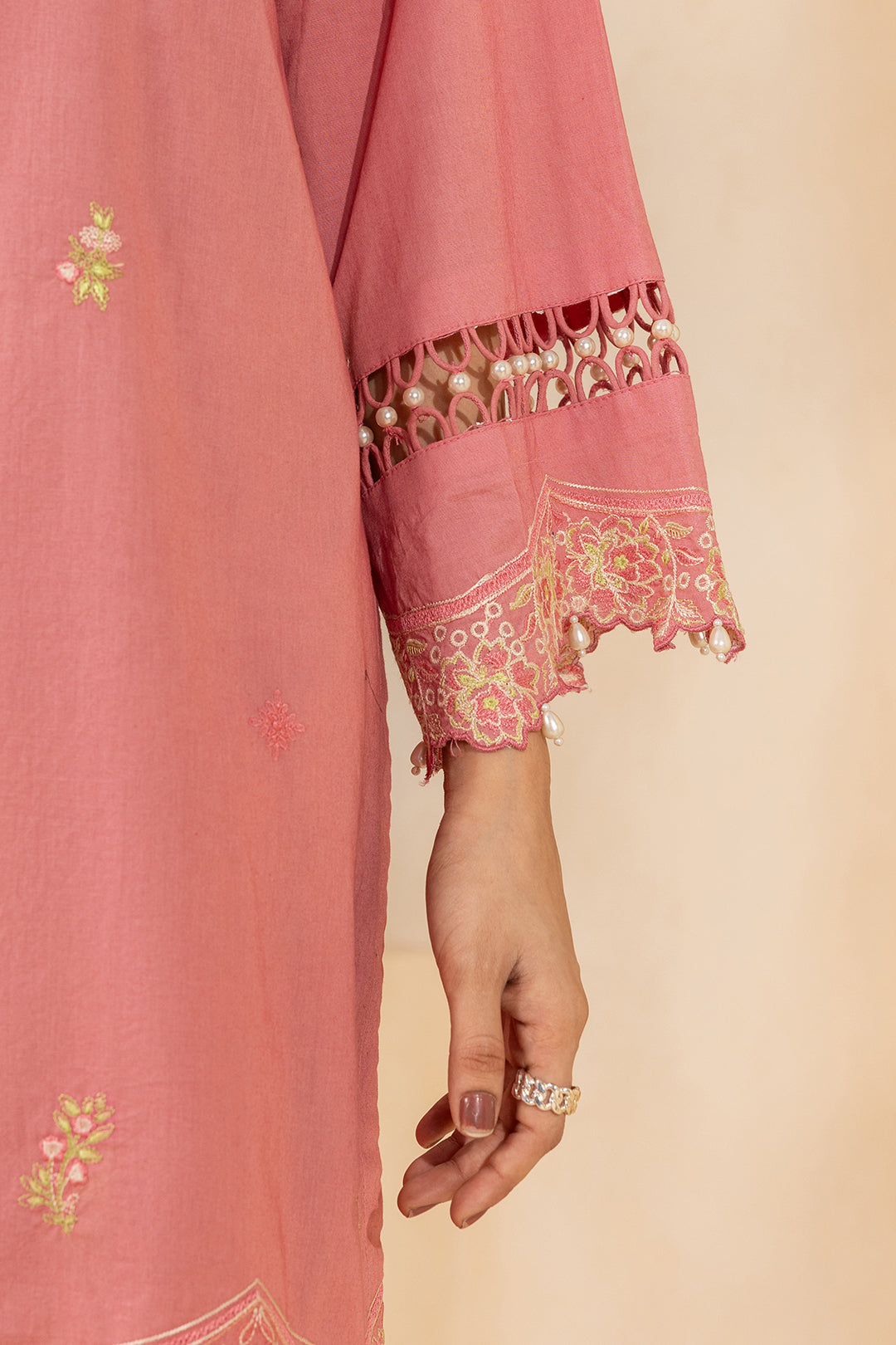 Embroidered Shirt Shalwar - 0742