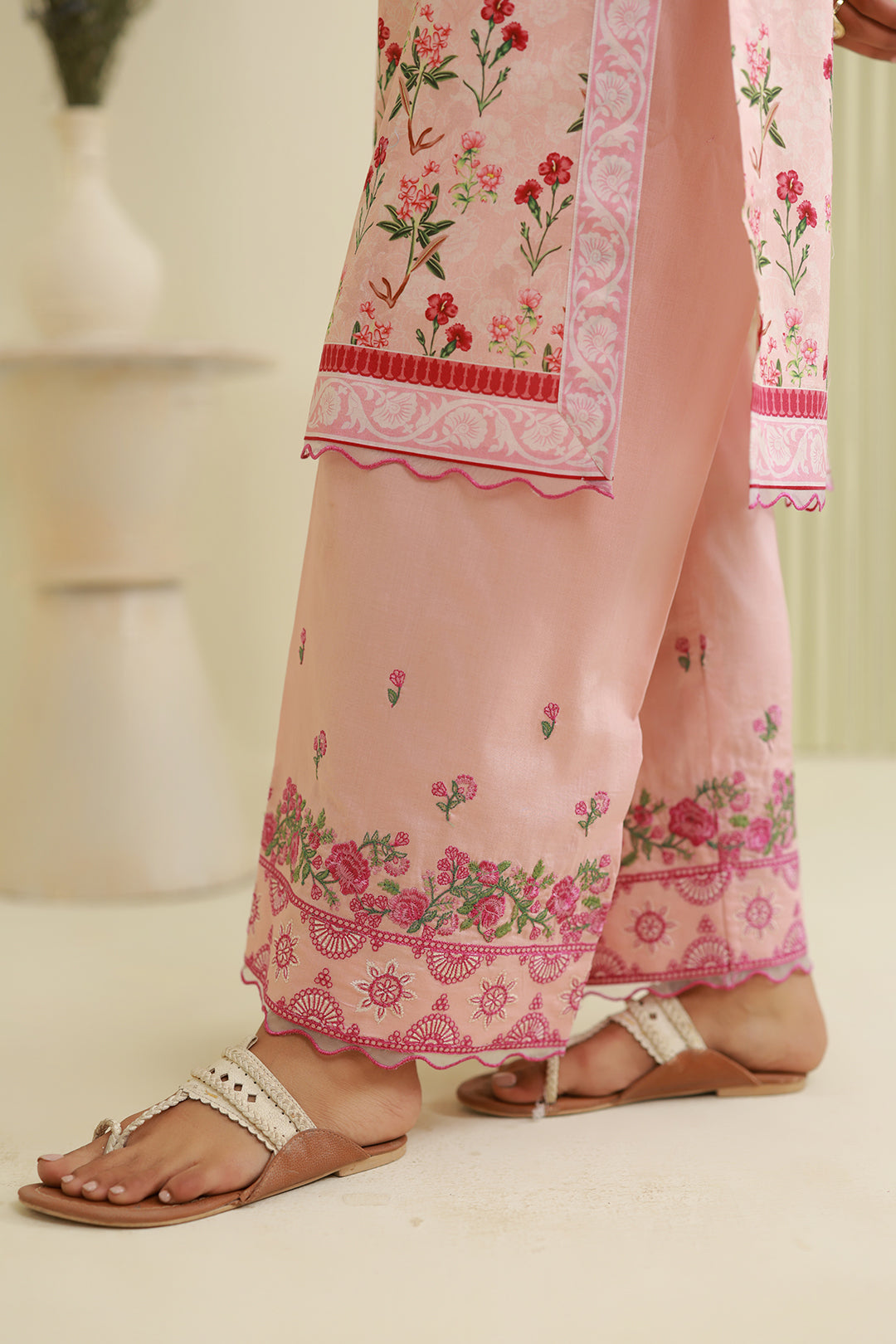 Embroidered Shirt Shalwar - 0744