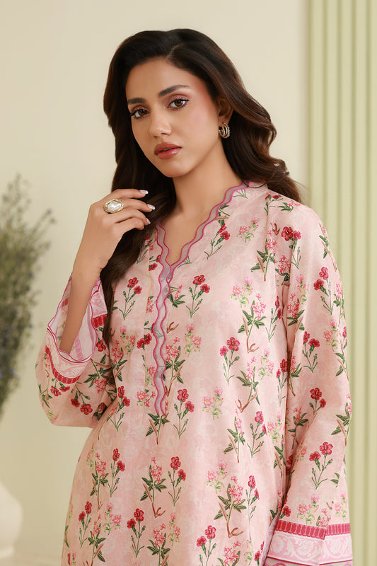 Embroidered Shirt Shalwar - 0744