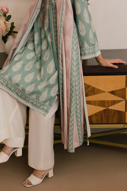 Embroidered Shirt Dupatta - 0807