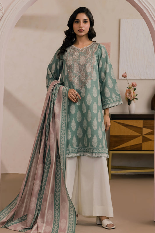 Embroidered Shirt Dupatta - 0807
