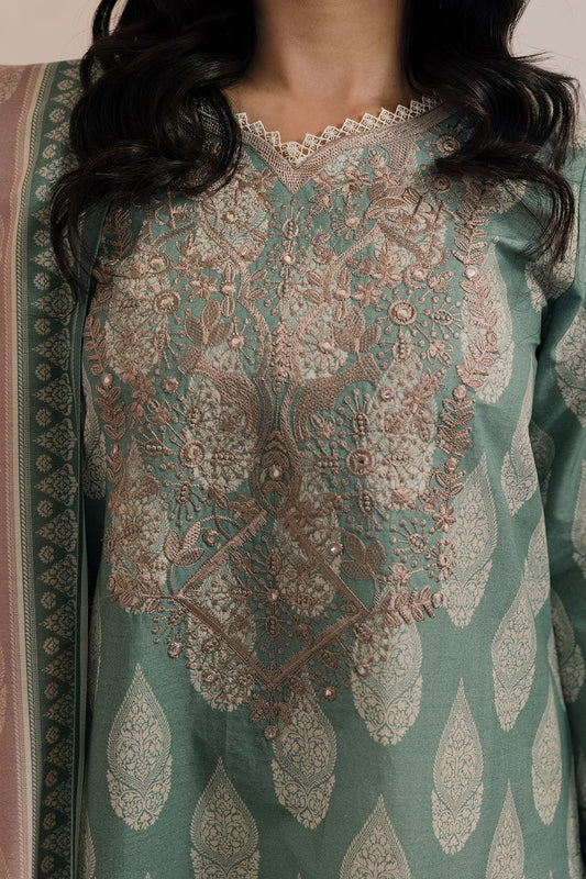 Embroidered Shirt Dupatta - 0807