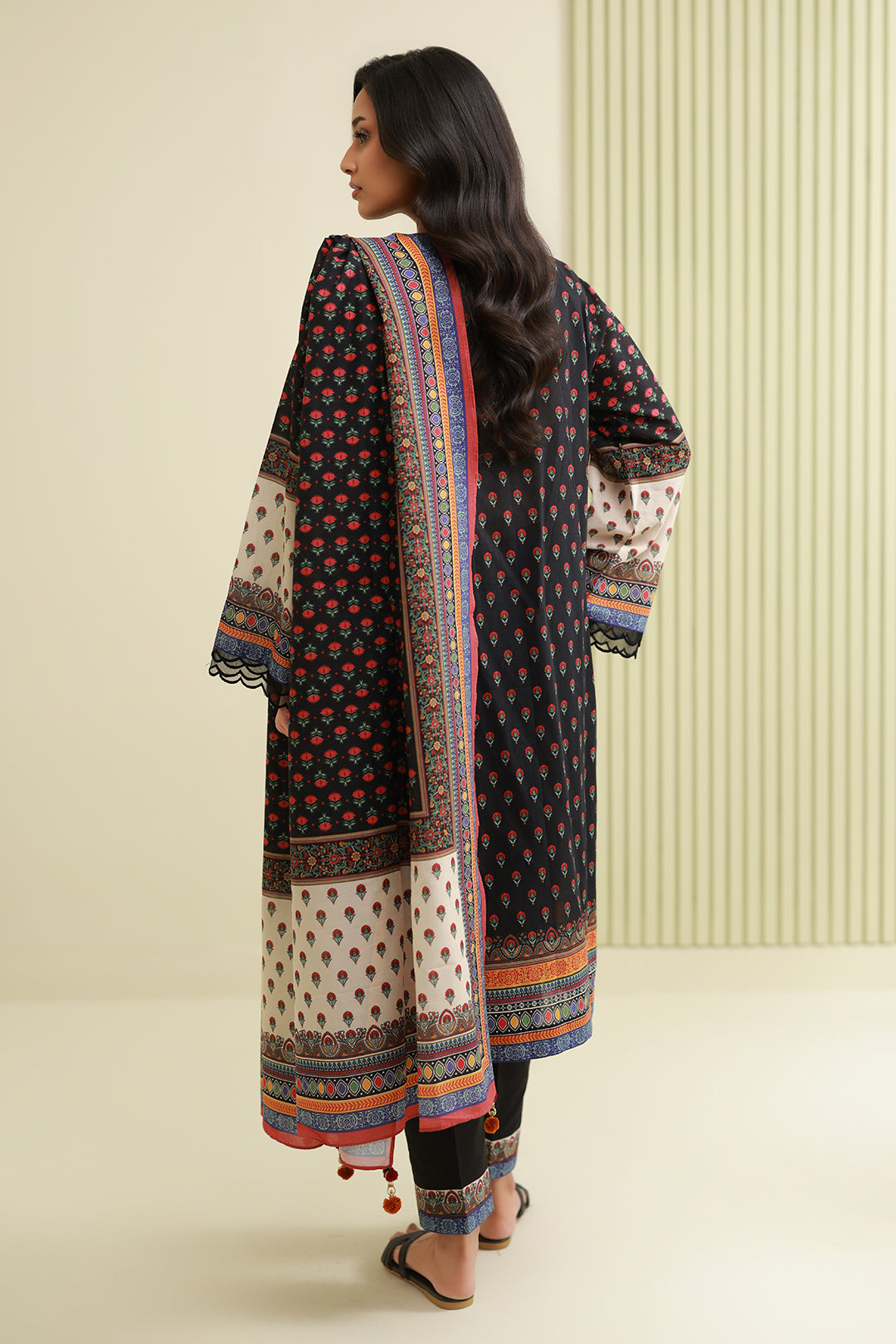 Embroidered Shirt Dupatta - 0808