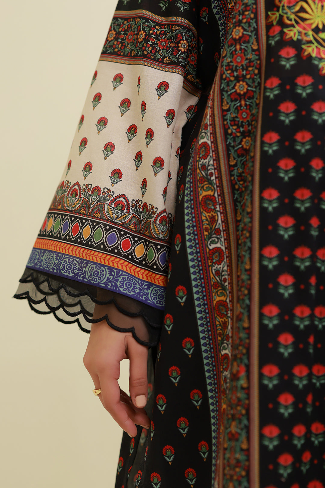Embroidered Shirt Dupatta - 0808