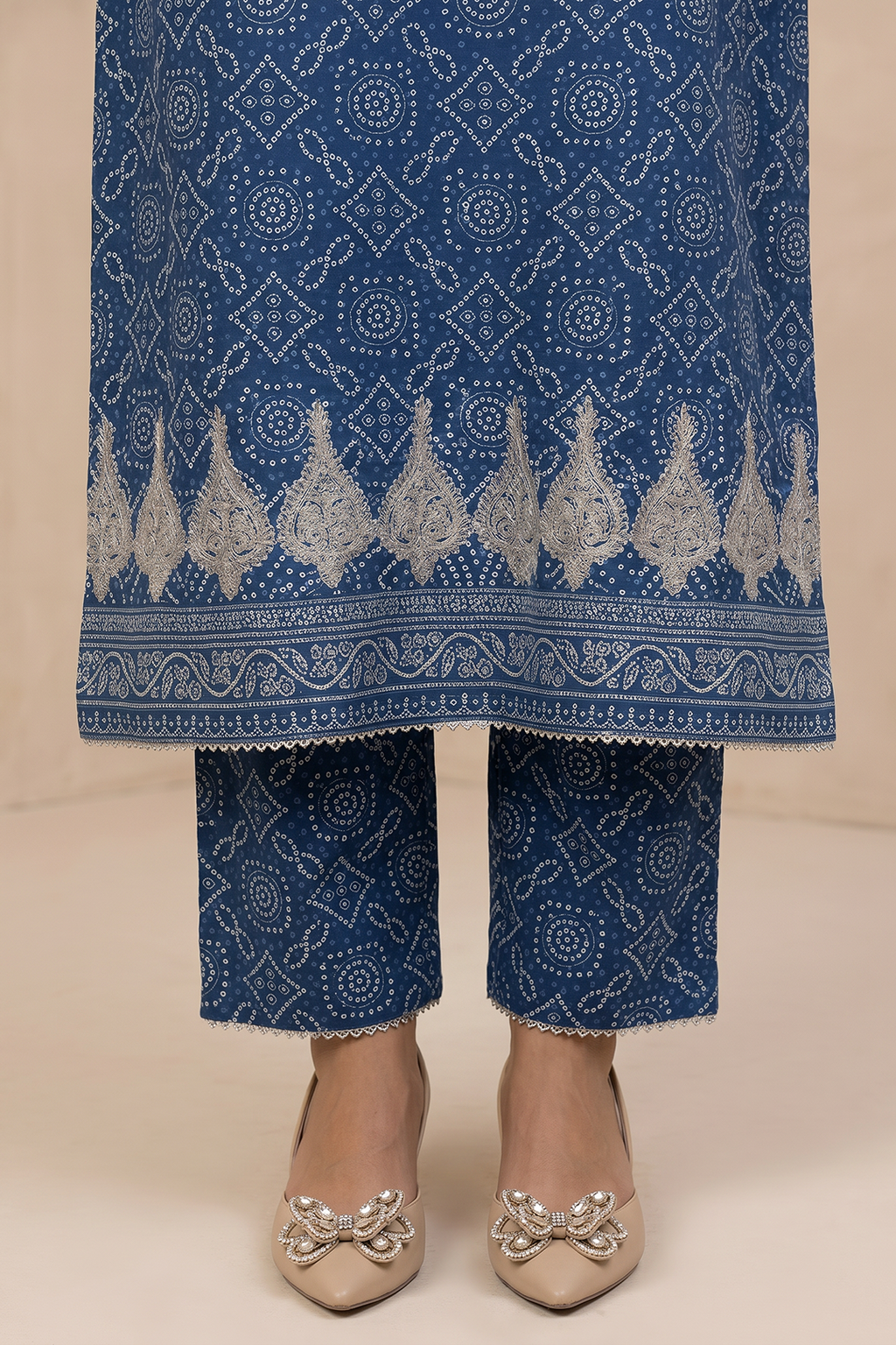 Embroidered Shirt Shalwar - 0809