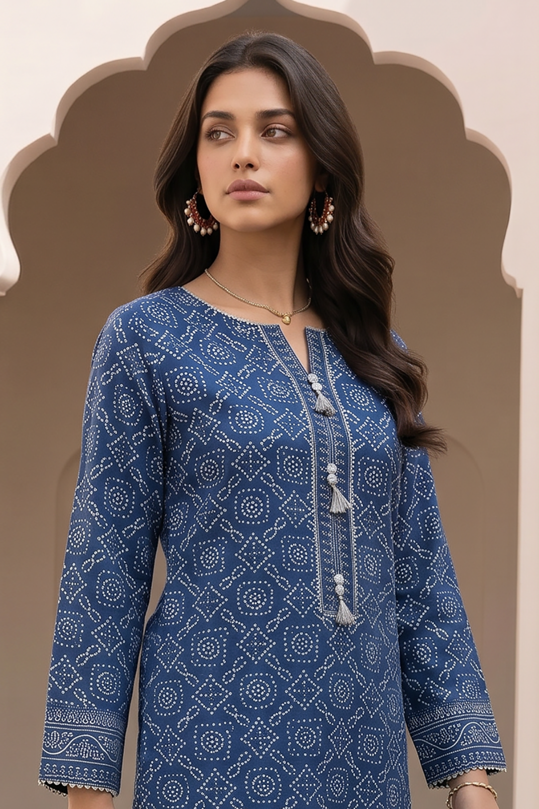 Embroidered Shirt Shalwar - 0809