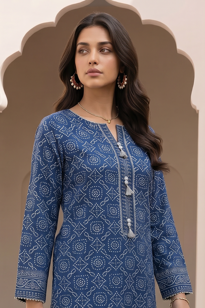 Embroidered Shirt Shalwar - 0809
